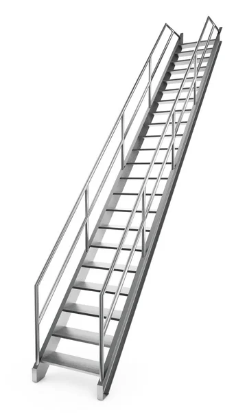 工業用階段の現実的な 3 d のレンダリング — ストック写真