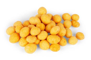 Peynir topları beyaz arka plan üzerinde izole