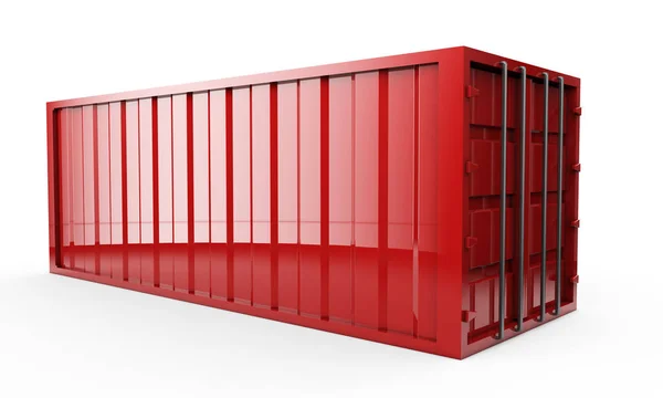 3D vykreslování přepravního kontejneru — Stock fotografie