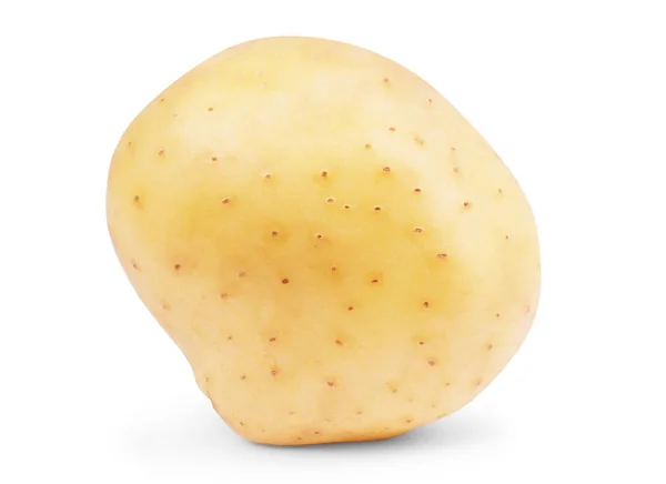 Новый картофель изолирован на белом фоне вблизи — стоковое фото