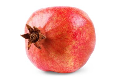 Beyaz arkaplanda izole edilmiş nar