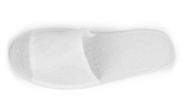 beyaz zemin üzerine beyaz casual ev terlik