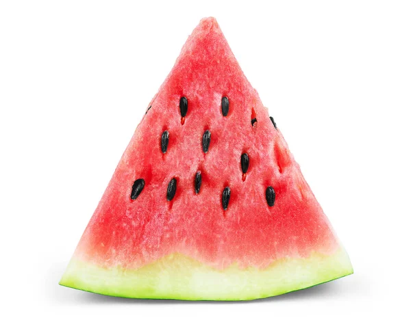 Sliced ripe watermelon isolated on white background — Stock Photo, Image