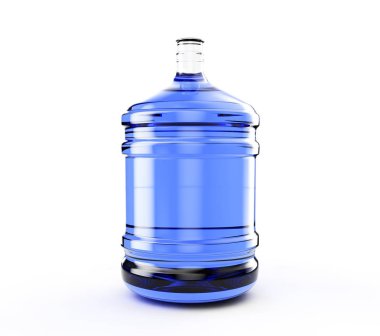 büyük plastik varil, office su soğutucu için galon şişe. 3D re