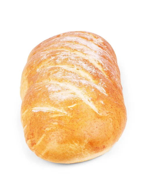 Brot (Brot) isoliert auf weißem Hintergrund. — Stockfoto