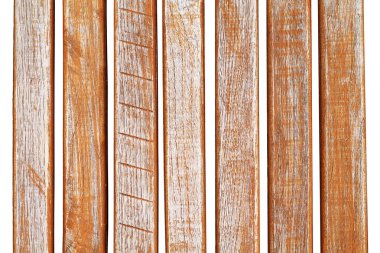 beyaz zemin üzerine çeşitli boş tahta işaret topluluğu.