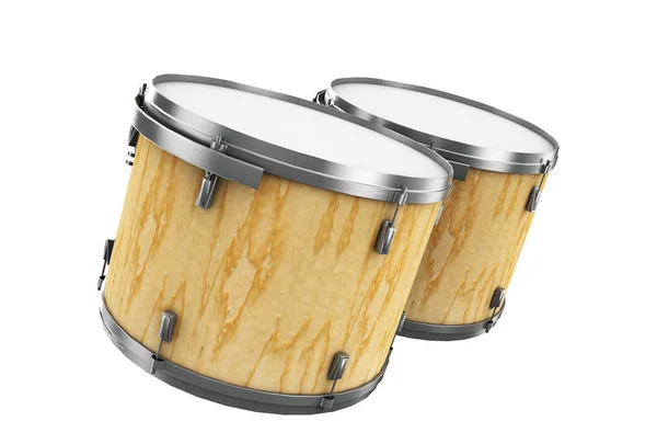 Bass drum. 3d illustration isolated on white background — Stock Photo, Image