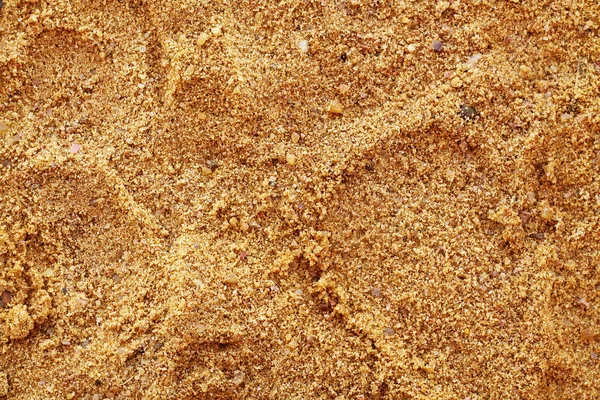 Closeup of sand pattern of a beach in the summer — Stock Photo, Image