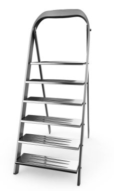 Merdiven modern 3d render. SID korkuluk Metal merdiven örnek