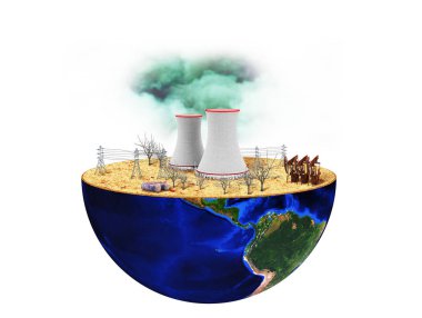 Eko kavramı. Gezegenin yarısı umut verici t ile kontamine olmuş