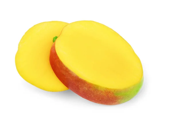 Mango izole kırpma yolu ile beyaz arka plan üzerinde — Stok fotoğraf