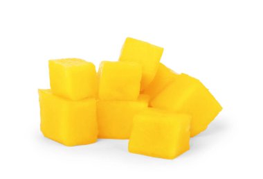 mango izole kırpma yolu ile beyaz arka plan üzerinde