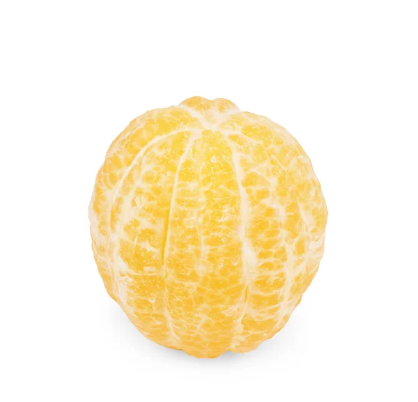 Лимонна шкірка ізольована на білому фоні — стокове фото