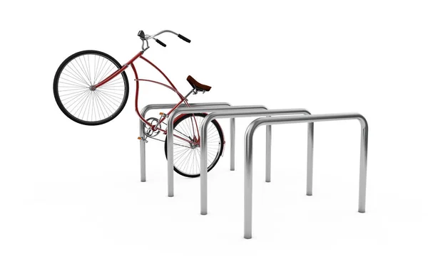 주차 장소, 자전거, 자전거 테마 요소를, 거리에 자전거 — 스톡 사진