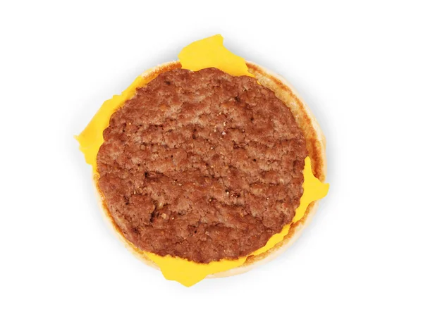 Perfect hamburger classic burger american cheeseburger isolated — Stock Photo, Image