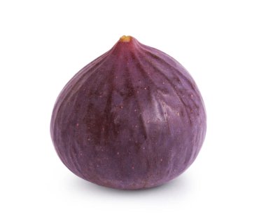 Beyaz arka planda yeni incirler