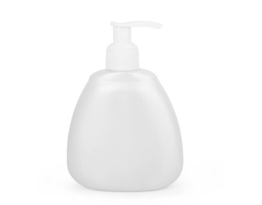 Plastik temiz üç boş şişeleri ile Dispenser pompalar beyaz b