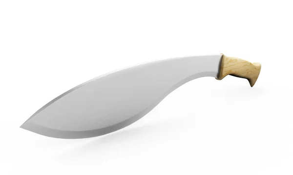 Representación 3D de machete, aislado sobre fondo blanco . —  Fotos de Stock