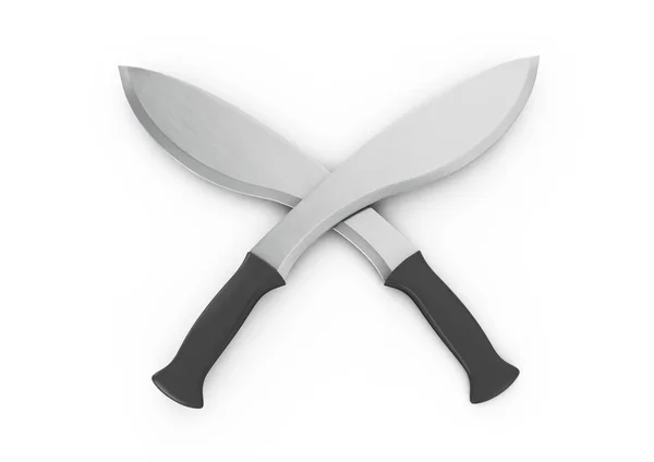 3D-rendering van machete, geïsoleerd op witte achtergrond. — Stockfoto