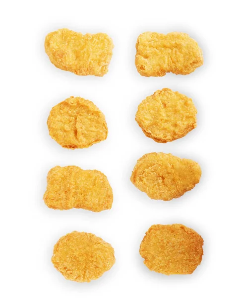 Conjunto de nuggets de pollo frito —  Fotos de Stock