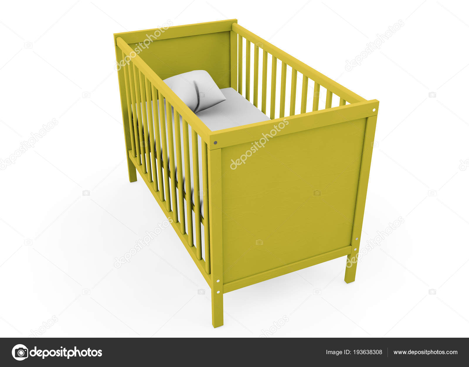 wooden cot