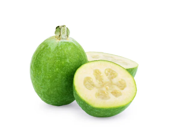 Feijoa fruits on a white background — Stock Photo, Image