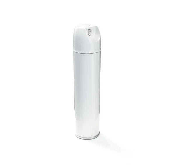 3d render of blank white spray paint can — Stock Photo, Image