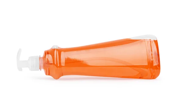 Behållare flaska Tvätt tvättmedel förpackning design. Kemisk bot — Stockfoto