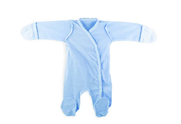 Baby Shirt Body mit kurzem Ärmel isoliert auf weißem Backgr — Stockfoto