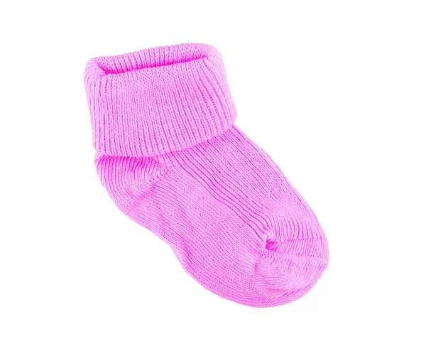 Baby sock on a white background — Stock Photo, Image