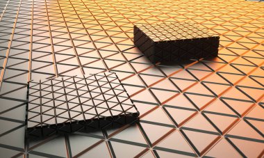 soyut metal arkaplan 3d oluşturucu