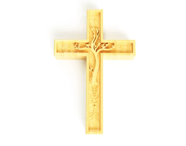 Holy Cross Isolated Rendering — Stock Photo, Image