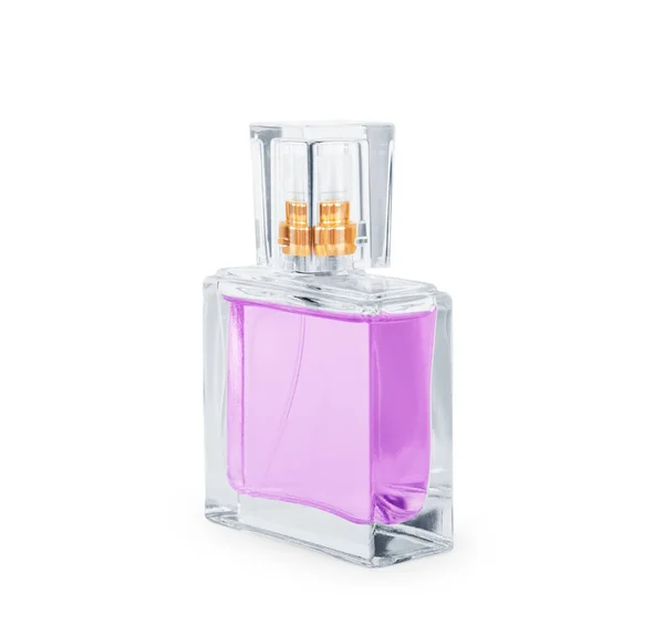 Butelka Perfum Izolowana Białym Tle — Zdjęcie stockowe