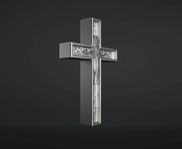 Holy Cross Isolated Rendering — Stock Photo, Image