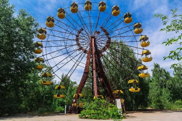Pripyat Çernobil Yasak Bölge Nükleer Erime Felaketi — Stok fotoğraf