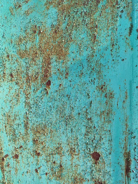 Corroded Metal Background Rusted White Painted Metal Wall Rusty Metal — Stock Photo, Image