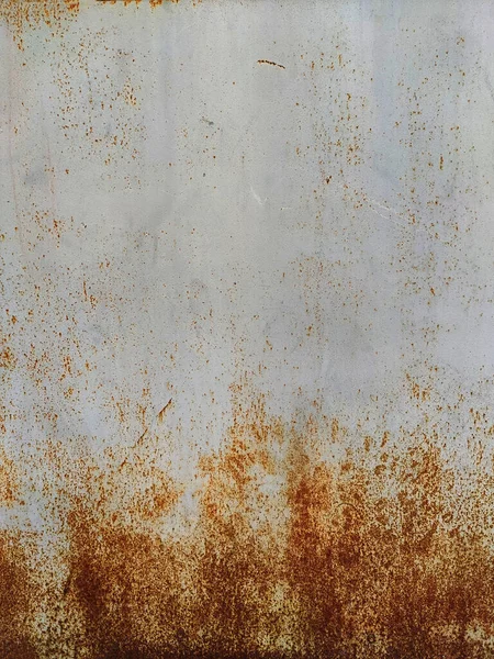 Corroded Metal Background Rusted Grey Painted Metal Wall Rusty Metal — Stock Photo, Image