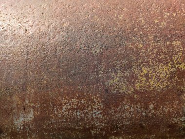 Çatlak boyalı paslı metal panel, aşınmış grunge metal arka plan dokusu