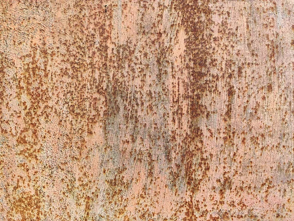 Rusty Metal Panel Cracked Paint Corroded Grunge Metal Background Texture — Stock Photo, Image