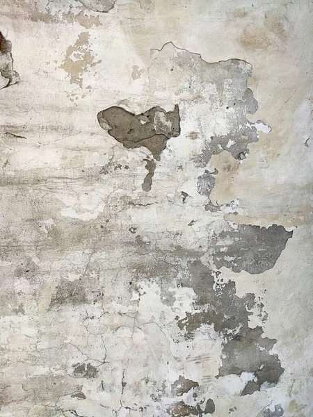 Grey Concrete Texture Old Wall Background Peeling Paint Scratches Cracks — Stock Photo, Image