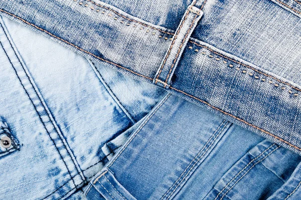 Jean fond. Texture jean bleu denim. Concept pour la mode . — Photo