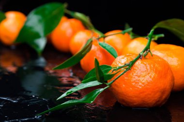 Mandalina arka plan. Lezzetli ve güzel narenciye.