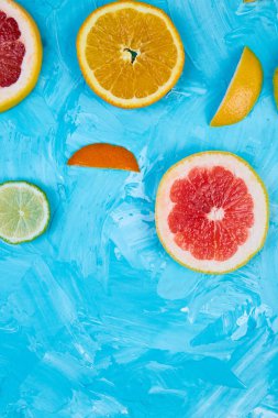 Renkli desen dilim narenciye yaptı