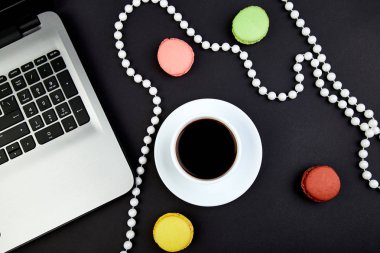 Tatlı tatlı Macaron defter. 