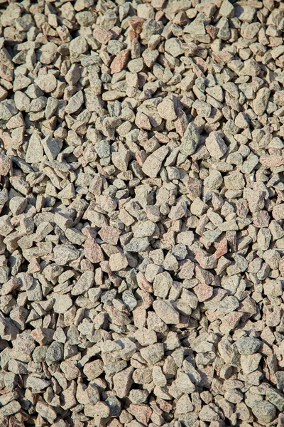Breakstone background, a pile of crushed stone. — Stock Photo, Image