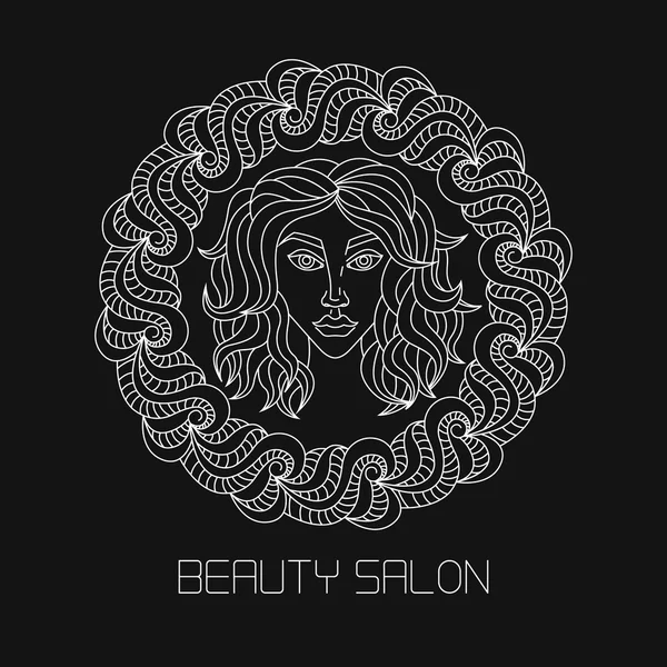 Beauty salon logotype 3 — Stock Vector