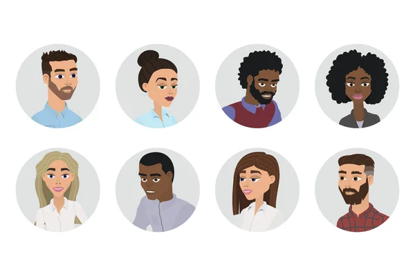 İnsanların avatarları koleksiyonu