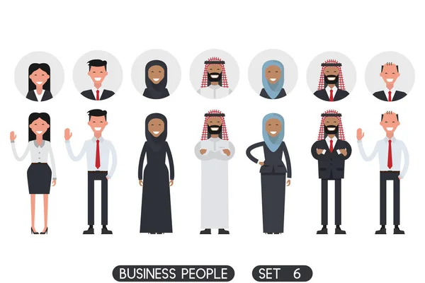 6 iş adamları ayarla