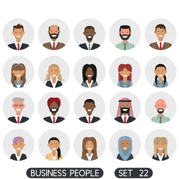 Gente de negocios conjunto 22 — Vector de stock