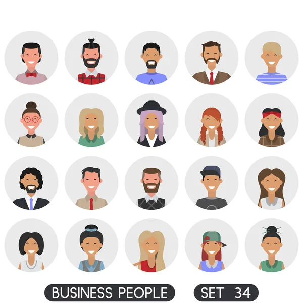 Gente de negocios conjunto 34 — Vector de stock
